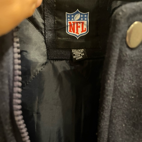 NFL Black Jacket with Silver Accents - Picture 3 of 6